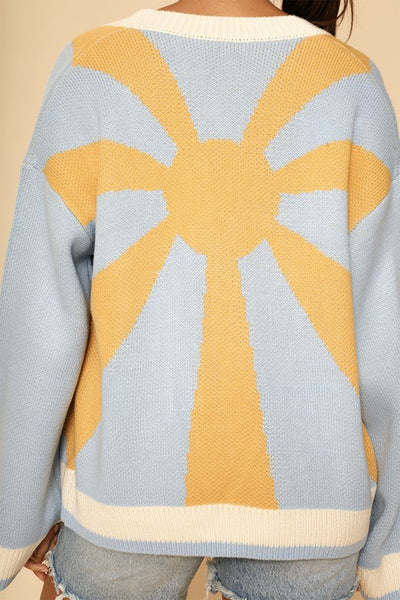 Sunburst cardigan